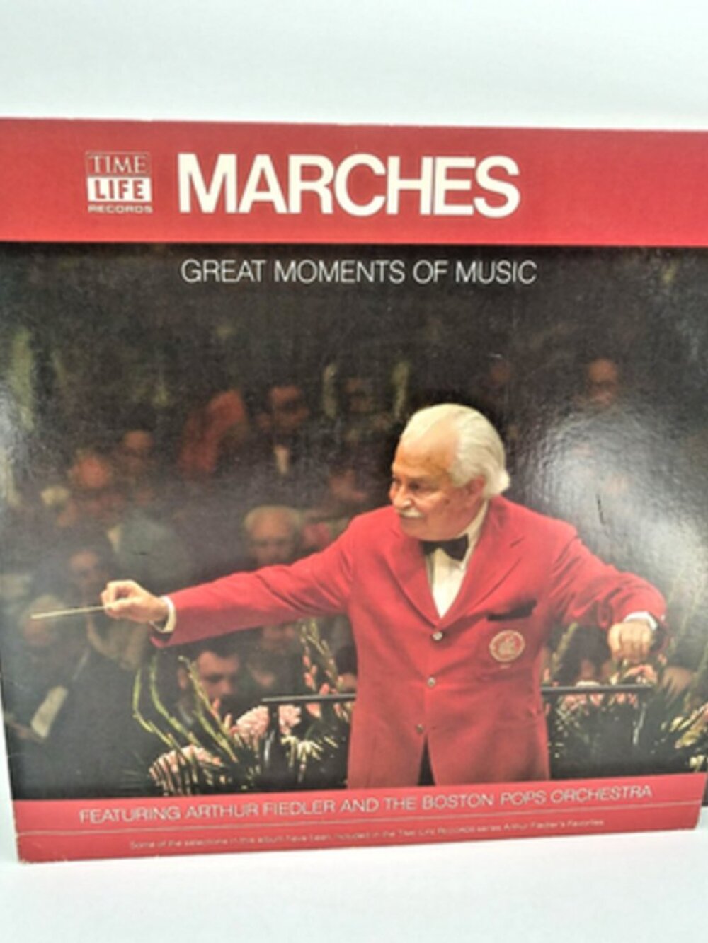 Arthur Fiedler Marches Vinyl Record Album LP 12" Time Life Pops + Booklet